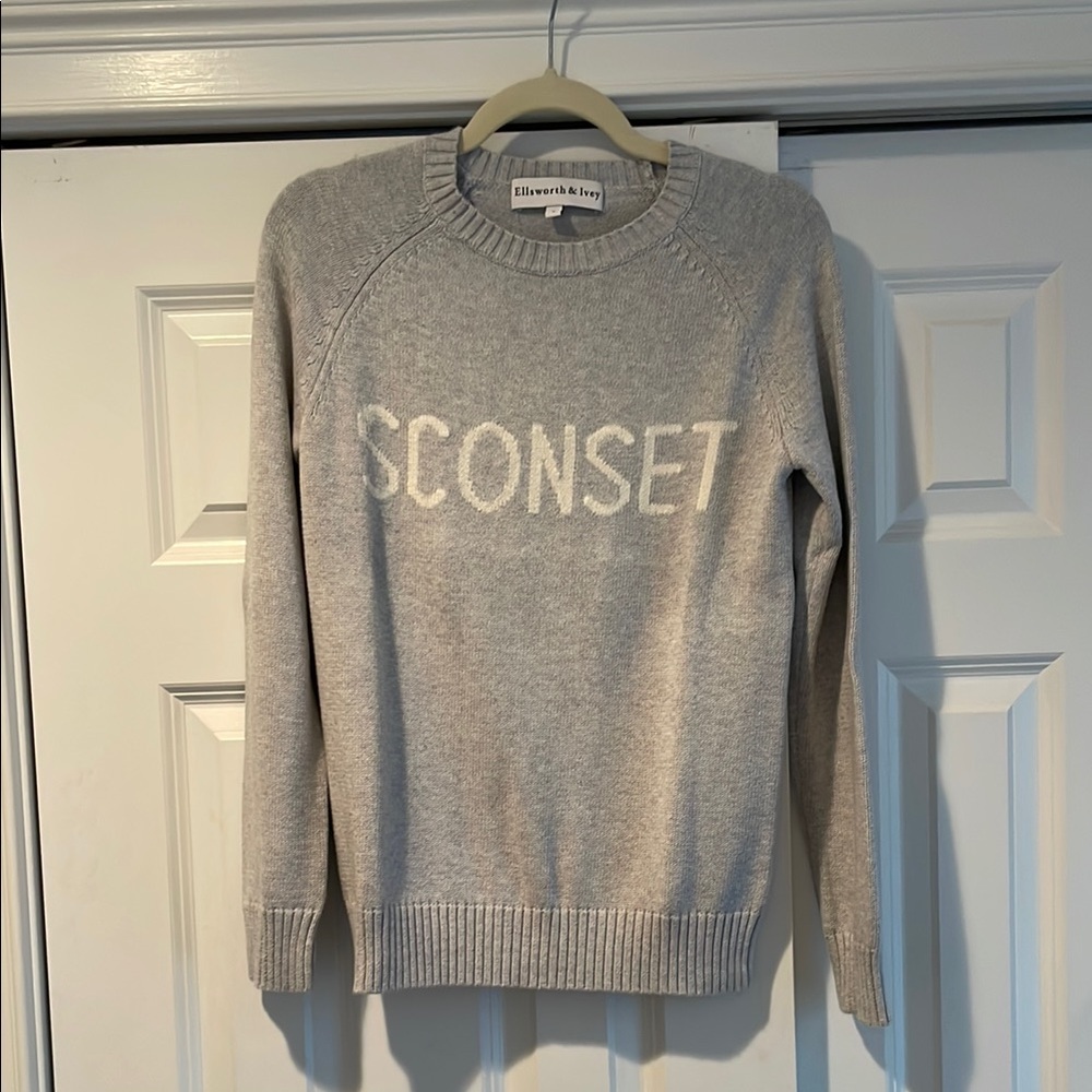 Ellsworth & Ivey Gray Sconset Sweater - worn once!